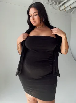 Princess Polly Misha Setcurve   Black Store