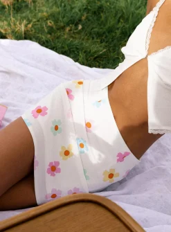 Princess Polly Mishka Mini Skirt  White New