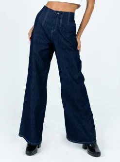 Princess Polly Misty Wide Leg Jeans Denim Online