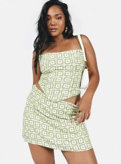 Princess Polly Misuraca Mini Skirt  Multi Discount