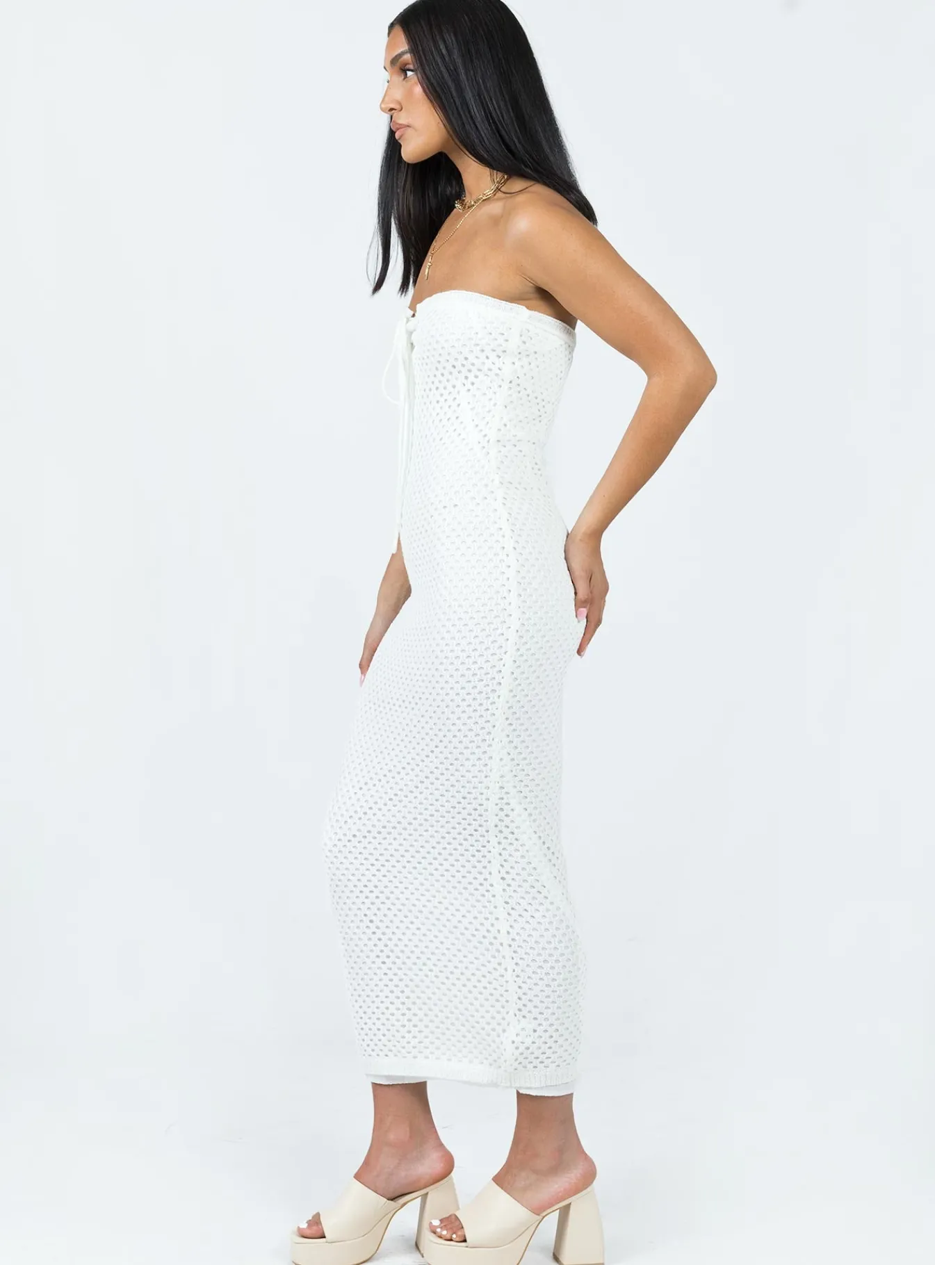 Princess Polly Mollen Maxi Dress White Best Sale