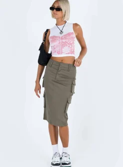 Princess Polly Monlo Top White / Pink White/Pink Best