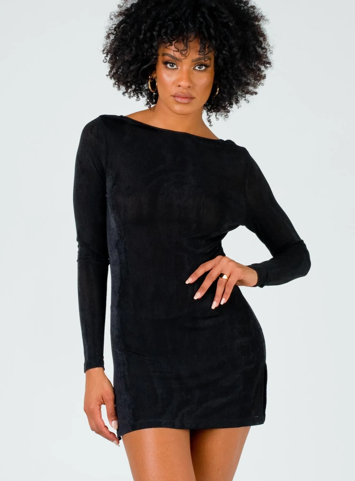 Princess Polly Montana Mini Dress Black Best Sale
