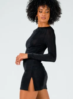 Princess Polly Montana Mini Dress Black Best Sale