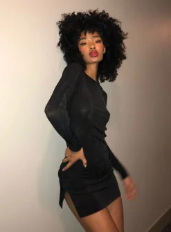 Princess Polly Montana Mini Dress Black Best Sale