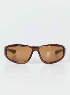 Princess Polly Mora Sunglasses  Tort Cheap