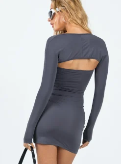 Princess Polly Moran Two Piece Bolero Dress Set  Slate Store