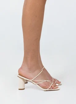 Princess Polly Morrell Heels Bone Beige Fashion