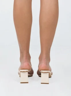 Princess Polly Morrell Heels Bone Beige Fashion