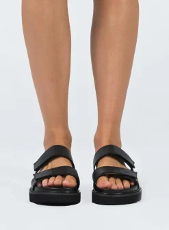 Princess Polly Morrison Sandals  Black Store