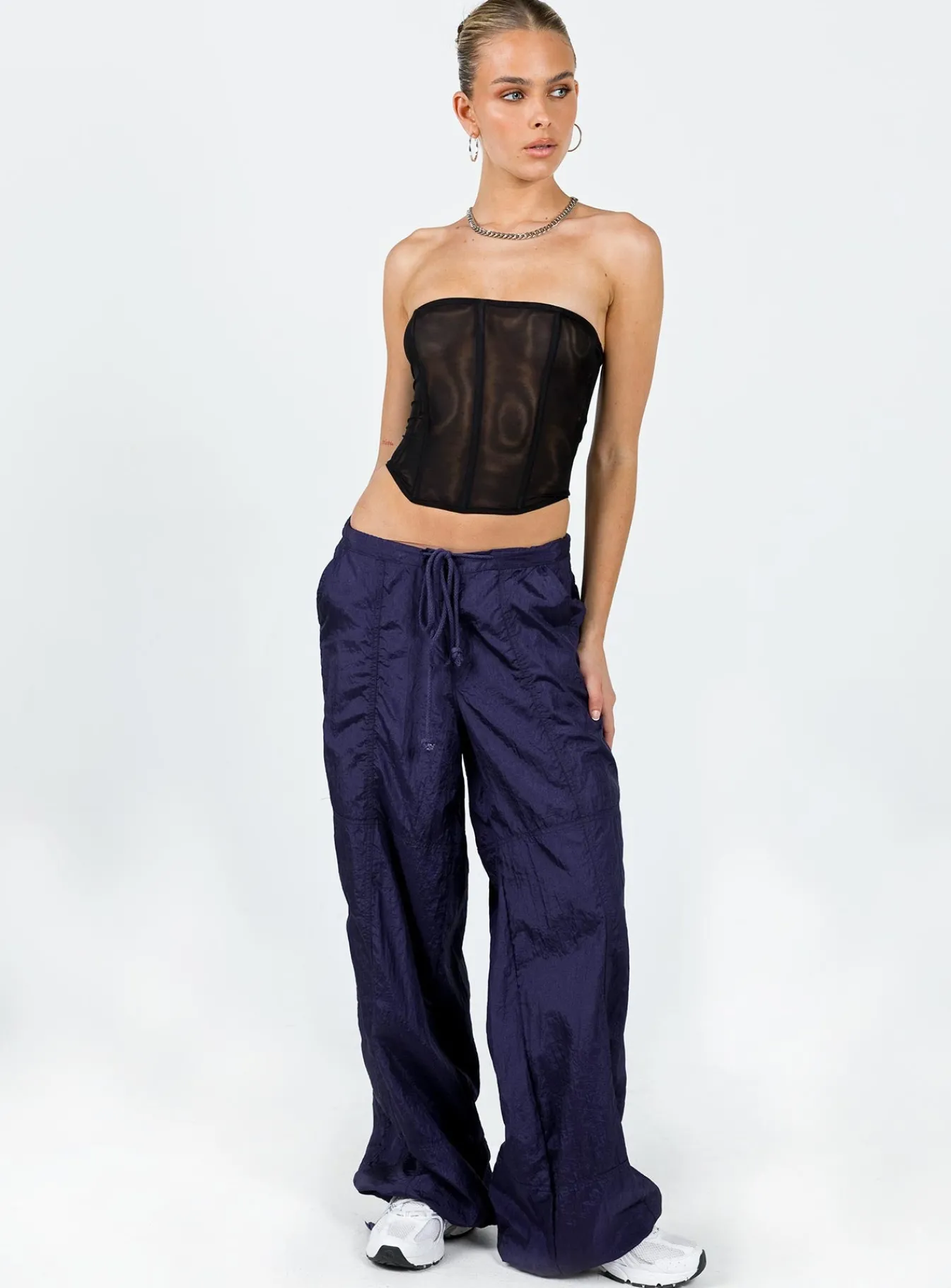 Princess Polly Morso Mesh Corset Top Black Shop