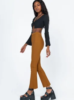 Princess Polly Moschato Pants  Brown Shop