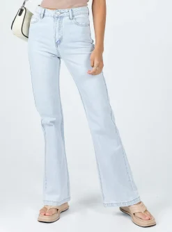 Princess Polly Mostar Bootleg Light Washjeans   Denim Sale