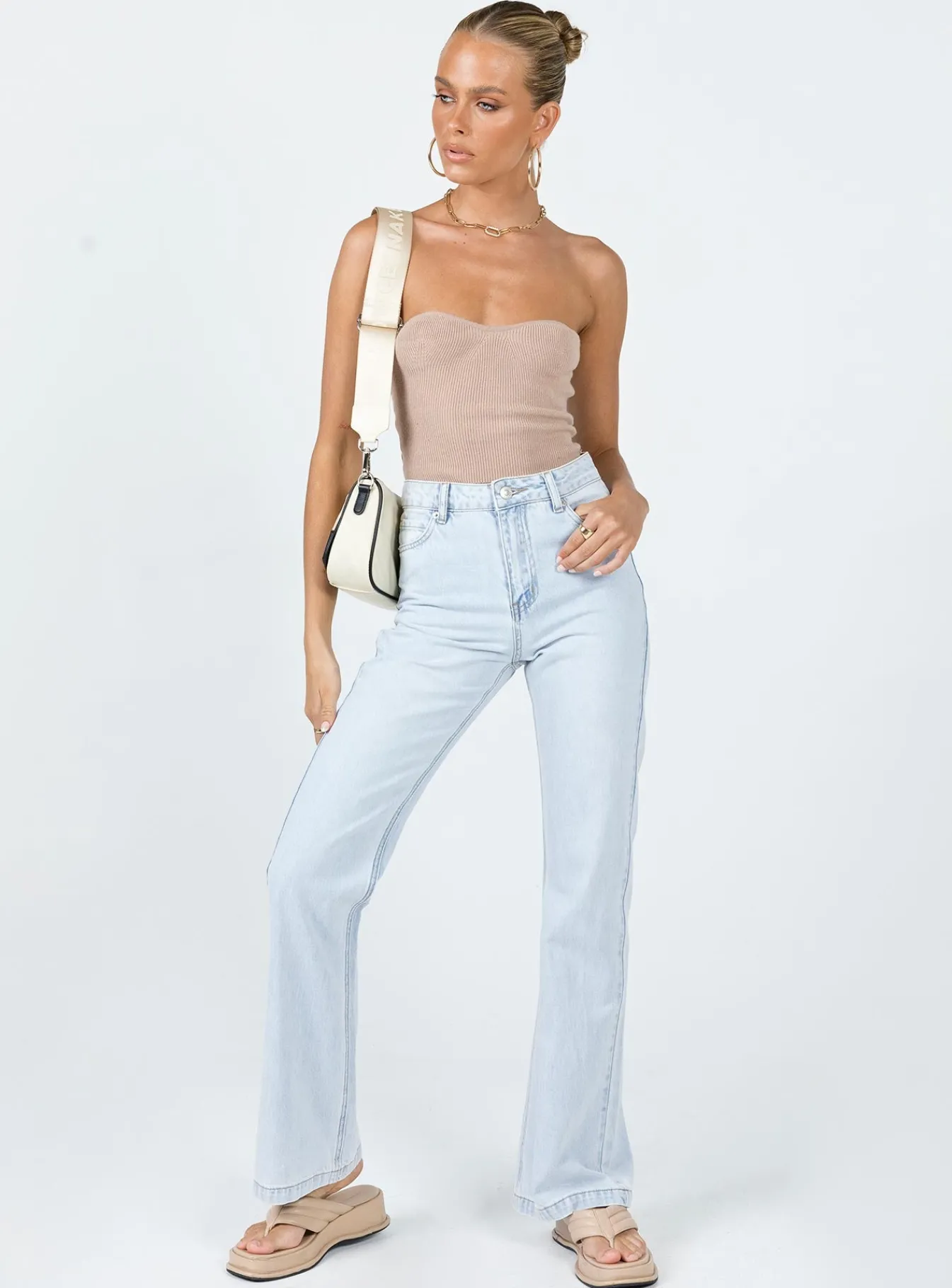 Princess Polly Mostar Bootleg Light Washjeans Denim Sale