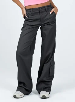 Princess Polly Motel Blair Trouser Dark Grey Best Sale
