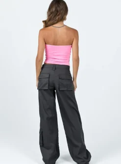 Princess Polly Motel Blair Trouser Dark Grey Best Sale