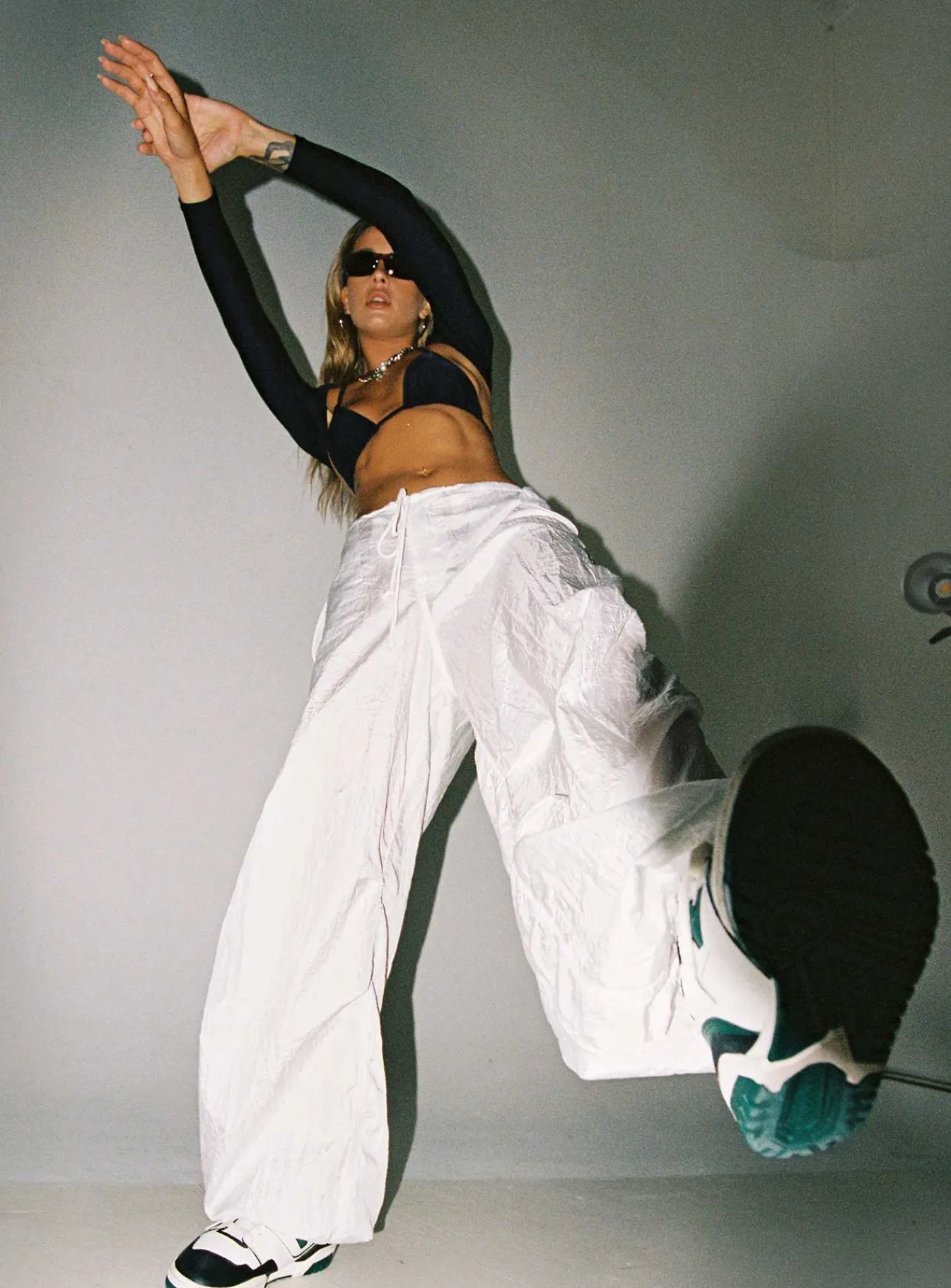 Princess Polly Motel Chute Trousers Ivory Off White Hot