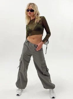 Princess Polly Motel Fabio Trouser  Grey Best