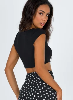 Princess Polly Motel Guanna Top Black Store