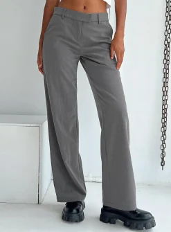 Princess Polly Motel Jabba Trouser  Charcoal Store