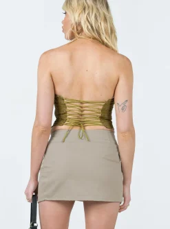 Princess Polly Motel Rhory Skirt  Oat Online