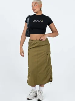 Princess Polly Motel Surtila Top  Black Fashion