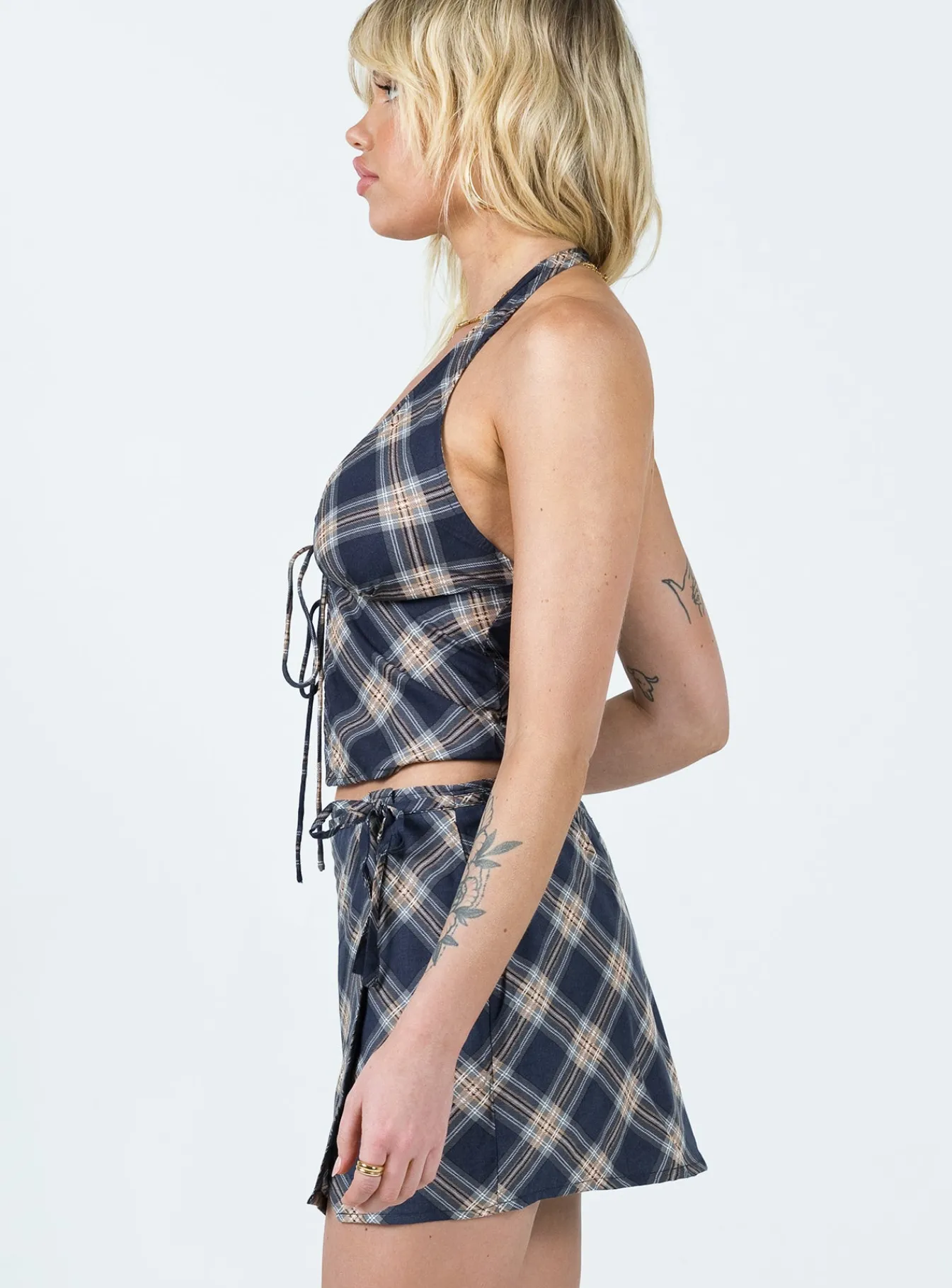 Princess Polly Motel Volta Skirt Black Flash Sale
