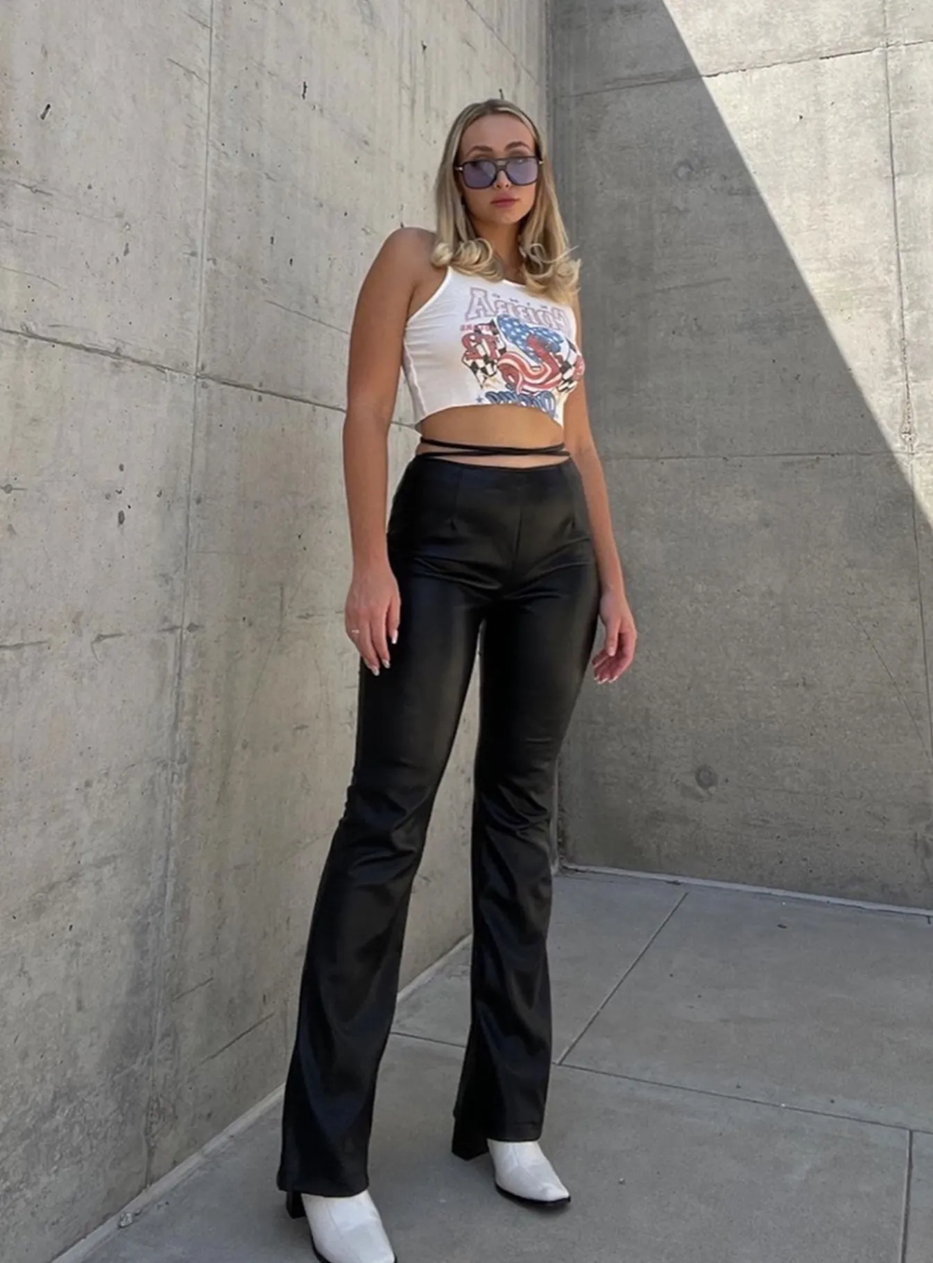Princess Polly Motel Zerbe Trouser Black Fashion