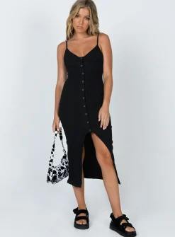 Princess Polly Muir Midi Dress Black Online