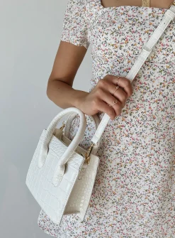 Princess Polly Mulligan Bag  White Outlet