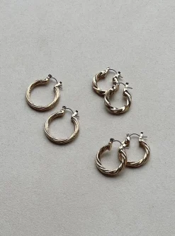 Princess Polly My Replica Hoop Pack  Gold Best Sale