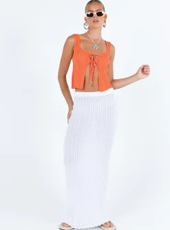 Princess Polly Myall Top  Orange Cheap