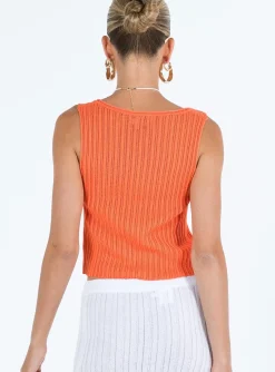 Princess Polly Myall Top  Orange Cheap