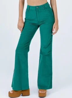 Princess Polly Nadia Pants  Green New