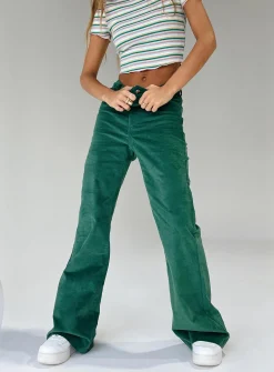 Princess Polly Nadia Pants  Green New
