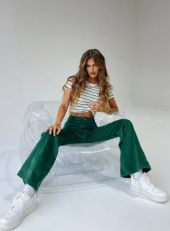 Princess Polly Nadia Pants  Green New