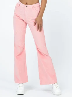 Princess Polly Nadia Pants  Pink Hot