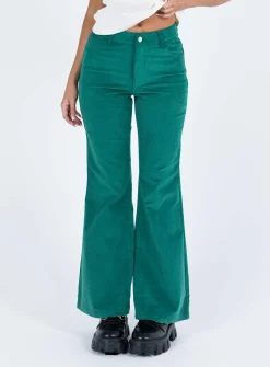 Princess Polly Nadia Pantspetite   Green Clearance