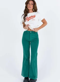 Princess Polly Nadia Pantspetite   Green Clearance