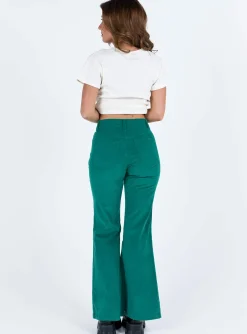 Princess Polly Nadia Pantspetite   Green Clearance
