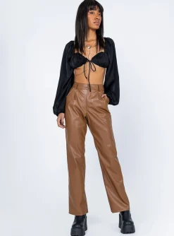 Princess Polly Naiya Long Sleeve Top Black Best Sale