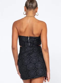 Princess Polly Naomi Cut Out Mini Dress Black Online
