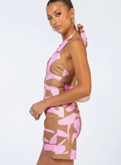 Princess Polly Nashville Mini Dressmulti   Pink Flash Sale