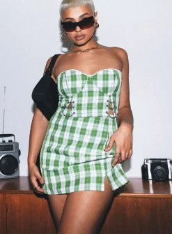 Princess Polly Natalia Mini Skirt  Green Best