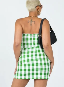 Princess Polly Natalia Mini Skirt  Green Best