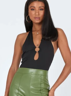 Princess Polly Nayla Bodysuit  Black Best