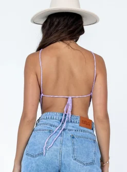 Princess Polly Neila Top  Purple Best Sale