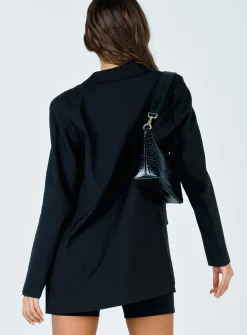 Princess Polly Nessie Blazer  Black Shop