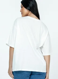 Princess Polly Nevada Graphic Tee  White Store
