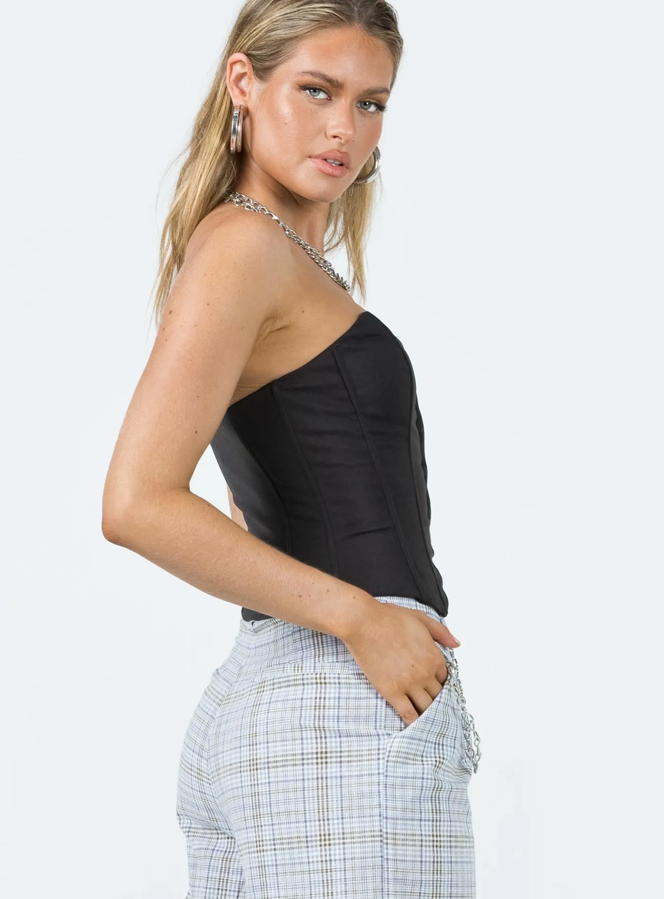 Princess Polly Neville Corset Top Black Online